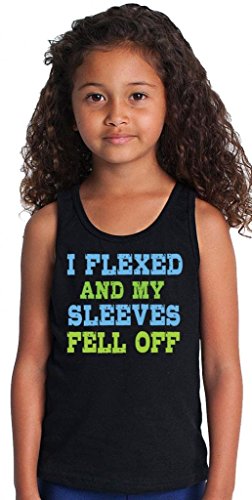 SoRock Kid's Flexed and Sleeves Fell Off Black Tank