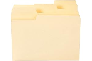 Smead Easy Access SuperTab Manila File Folders - 1/3 Cut Tabs, Letter Size (10301)