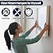 Unlumm Claw Picture Hangers - 20Pcs Picture Hanger for Drywall Tool-Free Drywall Hooks Support 27Lbs for Hanging Pictures, Mirrors, Frame No Damage Heavy Duty Wall Hanger for Home Office Decor