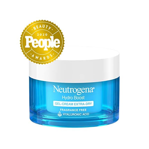 Neutrogena-Hydro-Boost-Hyaluronic-Acid-Hydrating-Gel-Cream-Face-Moisturizer-to-Hydrate-Smooth-Extra-Dry-Skin-Oil-Free-Fragrance-Free-Non-Comedogenic-Dye-Free-Face-Lotion-17-Oz Neutrogena Hydro Boost Hyaluronic Acid Hydrating Face Moisturizer Gel-Cream to Hydrate and Smooth Extra-Dry Skin, 1.7 oz