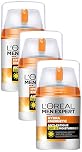 L’Oréal Paris men expert SPF 15 Hydra Energetic Anti Fatigue Moisturiser, White, 50 ml (Pack of 3)