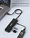 USB Hub mit USB C, Ultra Dünn U-S-B 3.0 Hub mit 2X U-S-B-A & 2X U-S-B-C, Kompakter Adapter für Laptop, PS4, Flash Drive, HDD, Xbox, Drucker, Maus, Tastatur, Computer Zubehör – Leicht & Tragbar