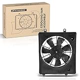 A-Premium Conjunto de ventilador de condensador de aire acondicionado derecho compatible con modelos Honda seleccionados – Compatible con modelos Honda 2015-2020, L4 1.5L – Reemplaza # 386155R1003