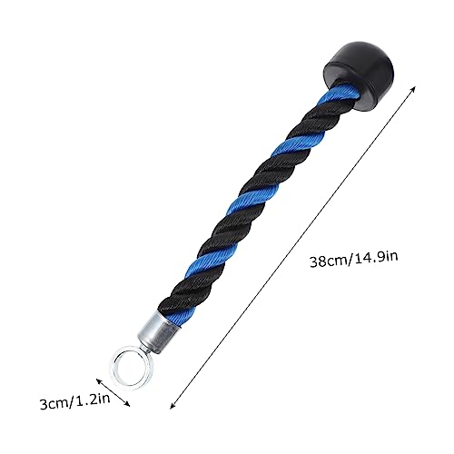 Cuerda para tríceps de nylon con giro fluido HEMOTON para polea de gimnasio 2