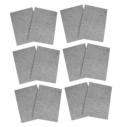 Levemolo 12pcs Paneles Acústicos Absorbentes de Sonido Fácil de Instalar Tableros de Aislamiento Acústico de Fibra de Poliéster para Estudios de Grabación Teatros en Casa y Oficinas