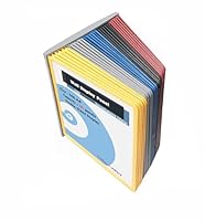 TUKA-i-AKUT Wand Sichttafelsystem 30 Sichttafeln A4, Wandhalterung mit Sichttafeln zum Anschrauben an die Wand, für Lager Werkstatt Geschäft Betrieb Labor Büro usw. Mehrfarbig, TKD8222-30x Colorful