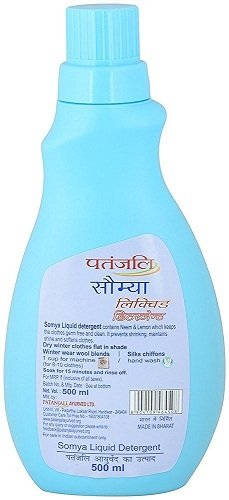 Image of Patanjali Somya Liquid Detergent- 500Ml (Pack Of 3)