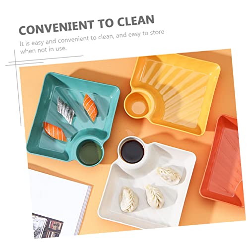 Set de 4 platos compactos para sushi LIFKOME miniatura 6