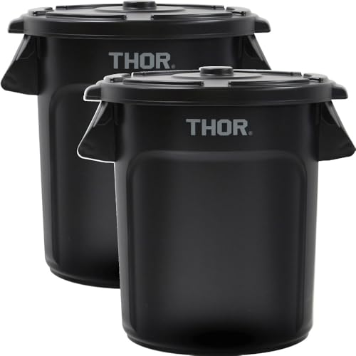 THOR ROUND CONTAINER \[ EhRei 38L 2Zbg t^t ubN S~  ӂt ی` ymM[蕪ʃV[tz