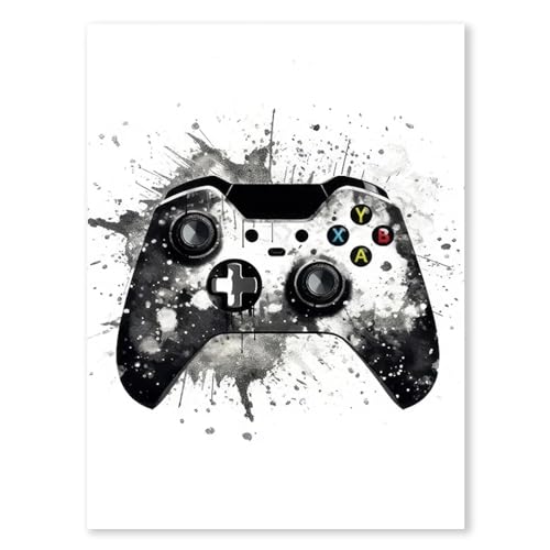 Décoration murale de chambre garçon avec triptyque de toile gaming - 3