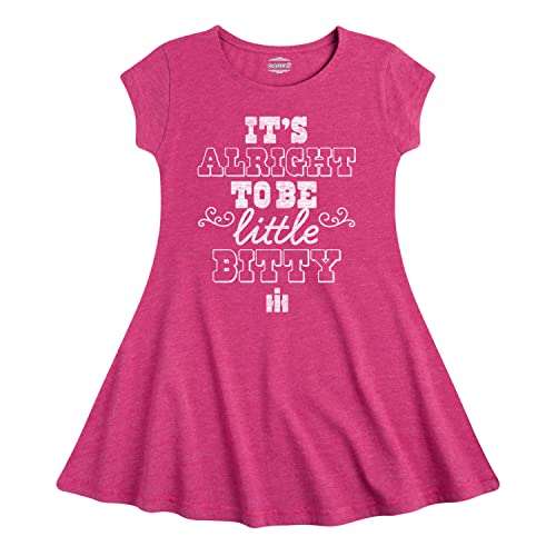 International Harvester - It's Alright to Be Little Bitty - Toddler Girls Fit and Flare Dress