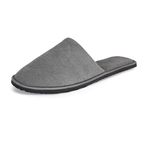 Image of Men's Home Slippers Winter House Indoor Bedroom Room Soft Warm Woolen Cloth Slippers Comfortable Lightweight Anti Skid