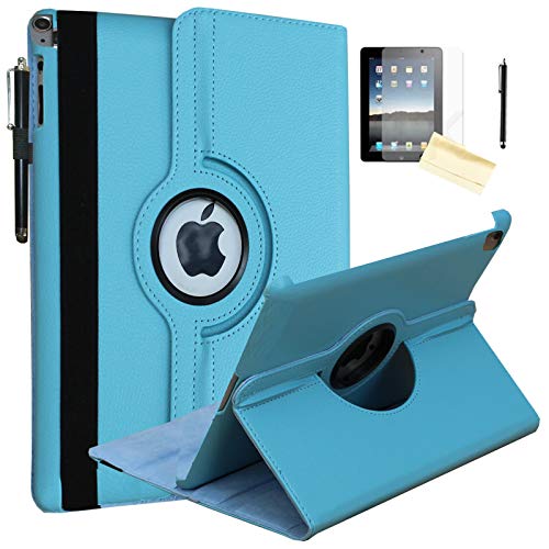 JYtrend iPad Air 4 10.9�C���` 2020�p [��2����y���V���[�d�Ή�] ��]�X�^���h �X�}�[�g���C�����E�F�C�N�A�b�v/�X���[�v�J�o�[ iPad Air ��4���� A2316 A2324 A2072 A2325�p (�u���[)