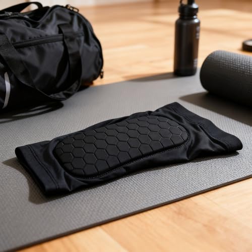 Shin Guards Pads for Men Women Teens, Football Ski Shin Protecter with Breathable Elastic Honeycomb Pads, Thickened Sleeve Ski Shin Guards for Impact Protection and Comfort - Image 6