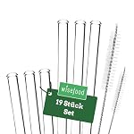 wisefood – Wisefood® Glasstrohhalme Strohhalme Ø10mm [14 Stk.] wiederve