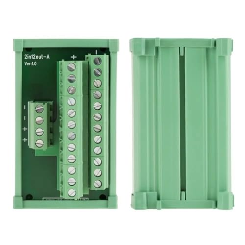 Module d'interface pour PLC à fixation rail DIN et bornier à vis 12 positions - 5