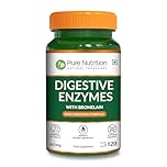 Pure Nutrition Digestive Enzymes with Bromelain | 120 Veg Caps | Gut Health & Metabolism Support* Formula with Digestive Enzyme Blend of Amylase, Lipase, Protease, Cellulase & Lactase.