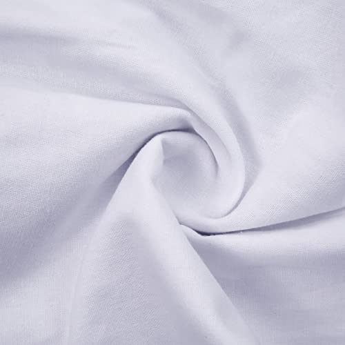 Effen damesbroek van katoen en linnen, los, casual, met wijde pijpen, sexy damesbroek - Afbeelding 8