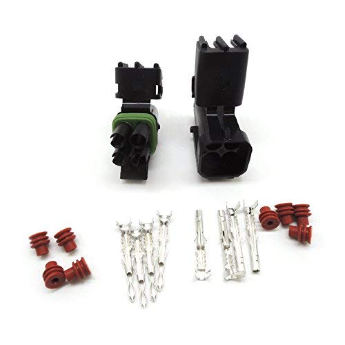 Buy Generic * ck delphi Kit 4 Doubl ack del 10 sets Plug Weather Pack ...