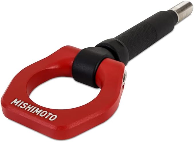 Mishimoto Racing Tow Hook Compatible with Subaru BRZ/Scion FR-S/Toyota 86 2013-2019, Neon Yellow