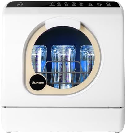 Countertop Dishwasher, Countertop Dishwasher With Water Tank, Dryer, Upper and Lower double spray arms, 360-degree cleaning. Lavaplatos can also be connected to faucets. thumbnail 3