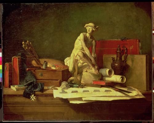 Tableaux Graffiti Art Mural Nature Morte Chardin - Impression Moderne 60x90cm