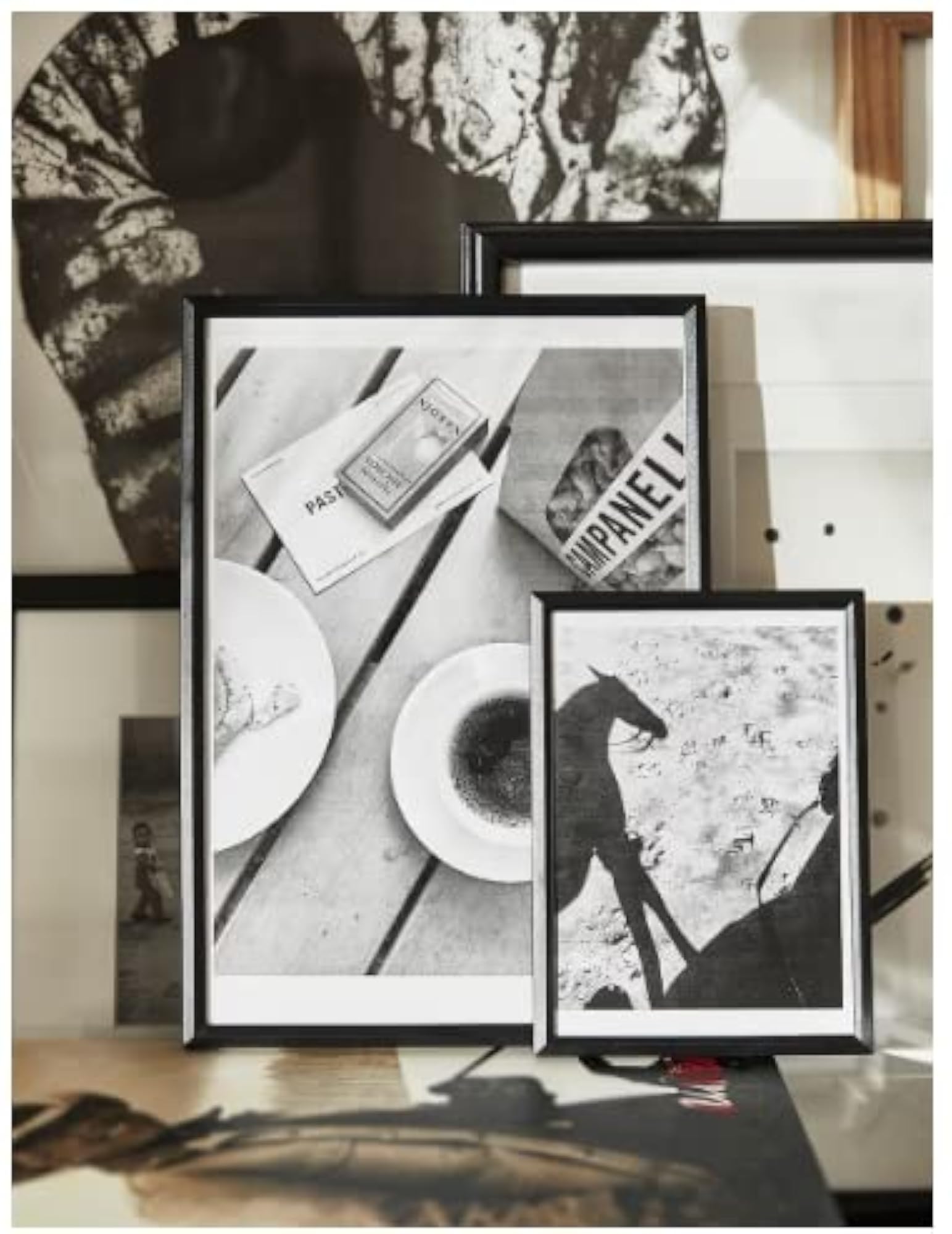 YLLEVAD Black Photo Frame for Stylish Display