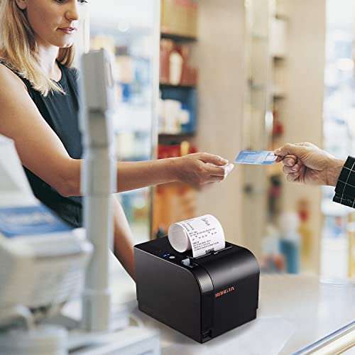 Rongta RP820 Thermal Receipt Printer, 80Mm Receipt Printers, Thermal Pos Printer With Auto Cutter Support Cash Drawer,Usb Serial Ethernet Support Esc/Pos thumb #1
