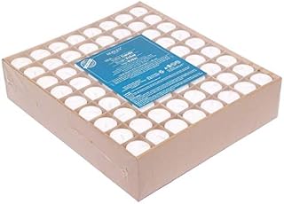Hosley Set of 144 Unscented White Votive Candles Burns up to 10 Hours