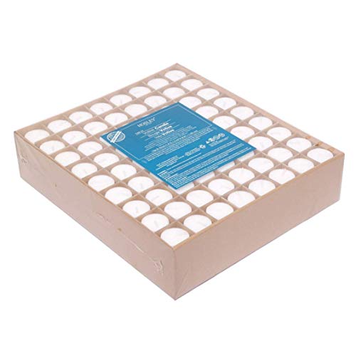 Hosley Set of 144 Unscented White Votive Candles Burns up to 10 Hours