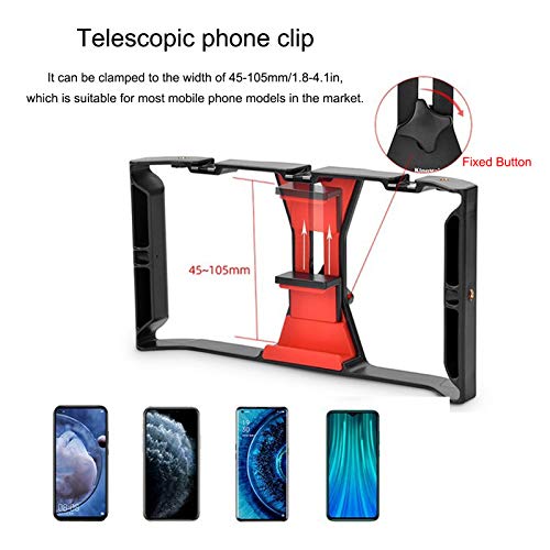 Suporte de gaiola portátil, suporte de plástico para celular, anticorrosão forte para smartphone