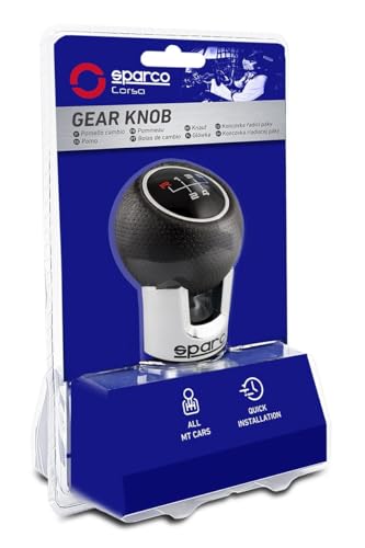 Sparco Pomello Del Cambio Manuale Lazio Cromato/Nero Universale - 7