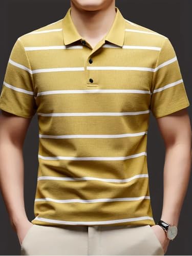 Image of TAGAS Men's Short Sleeve Polo Shirt, Button Up Collar | T-Shirt for Mens | Casual T Shirt for Men | (MT-7)