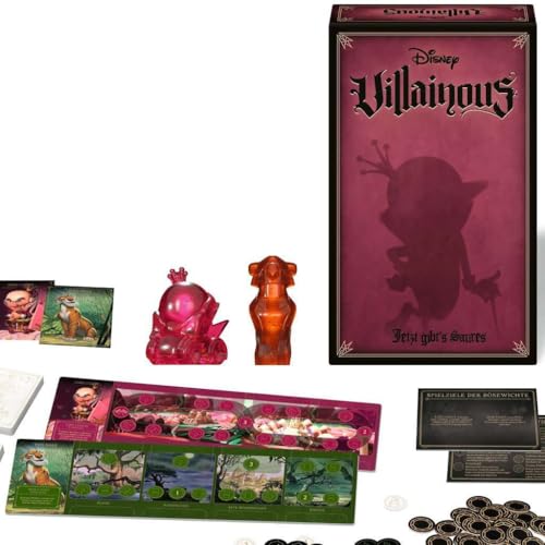 Ravensburger 22844 22844-Disney Gibt´ S Saures, Edizione Tedesca Della Sesta Espansione Di Villainous, Per 2 O Più Giocatori Da 10 Anni, Nero, Bianco, Viola, Verde, Arancione, Giallo - 4