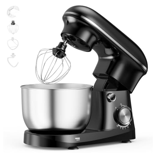 OLIXIS 4.2 Qt Stand Mixer, 10-Speed Tilt-Head Electric Mixer for Baking