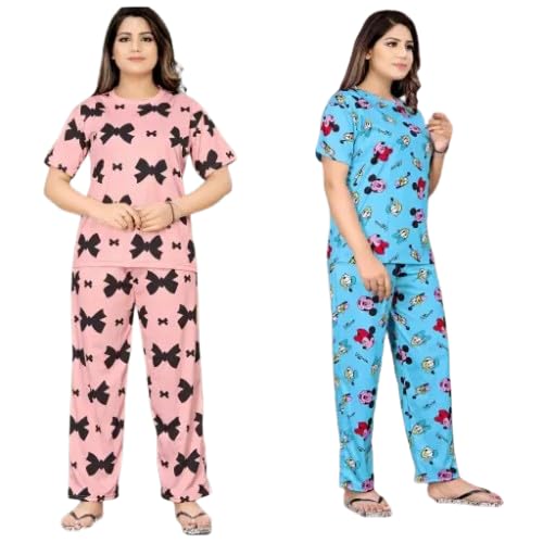 S K_Trading Tranding 2 PCS Night Suit Combo Pack of 2-picture-19