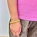 Heavstjer Fashion 18K Gold Plated Adjustable Arm Wristband Mesh Twist Open Cuff Bracelet(Gold)