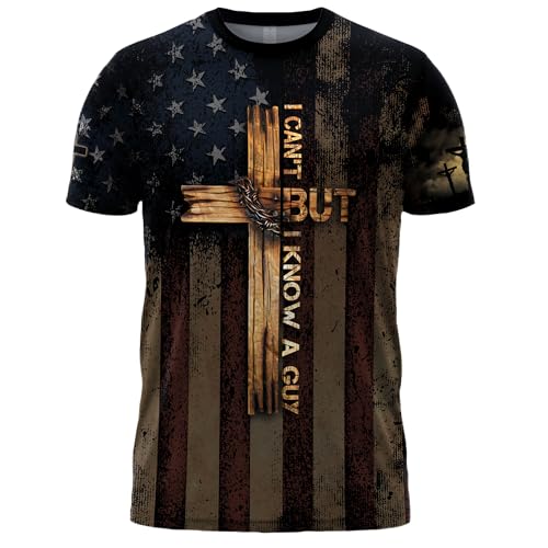 I Cant But I Know A Guy T Shirt, Jesus Shirt, Christian Shirts for Men, Christian T Shirts