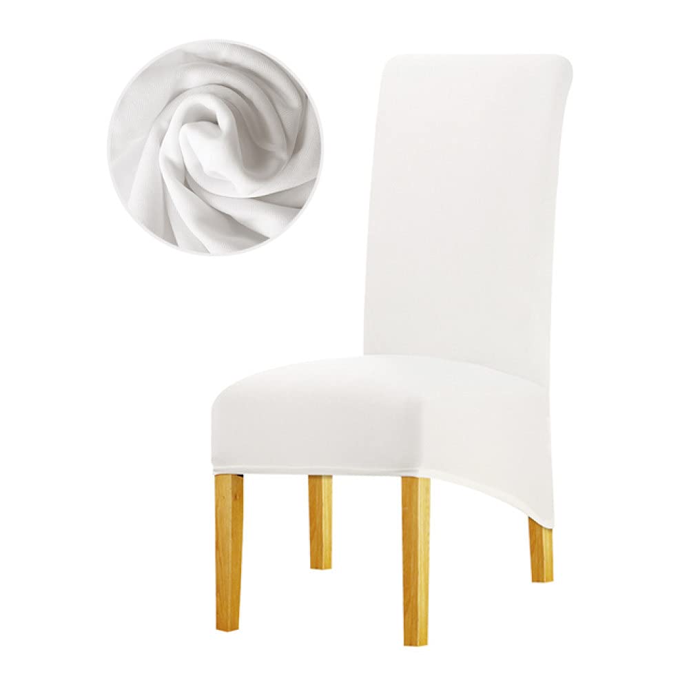 Fundas para silla de felpa suave estiramiento spandex poliéster modernas XL 6 piezas 0850,22