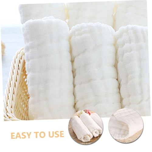 6pcs Muslin Burp Cloths Soft Cotton Washable Diapers Breathable Reusable Pee Pads for Newborn Boys Shower Daily Use3