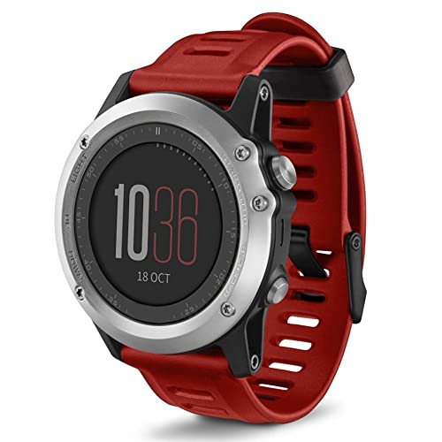 Bracelet silicone souple Garmin Fenix 3 5X 6X 7X anti-rupture