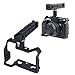 Produktbild Gaeirt Kamerakäfig, perforiertes Design mit Cold Shoe Interface Stabiler und sicherer Kamera-Videokäfig mit Griff für FUJIFILM X-S10 Digitalkamera für FUJIFILM X-S10