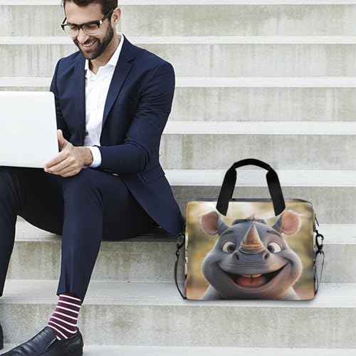 Maletín portátil con cremallera para laptop 15.6" miniatura 2