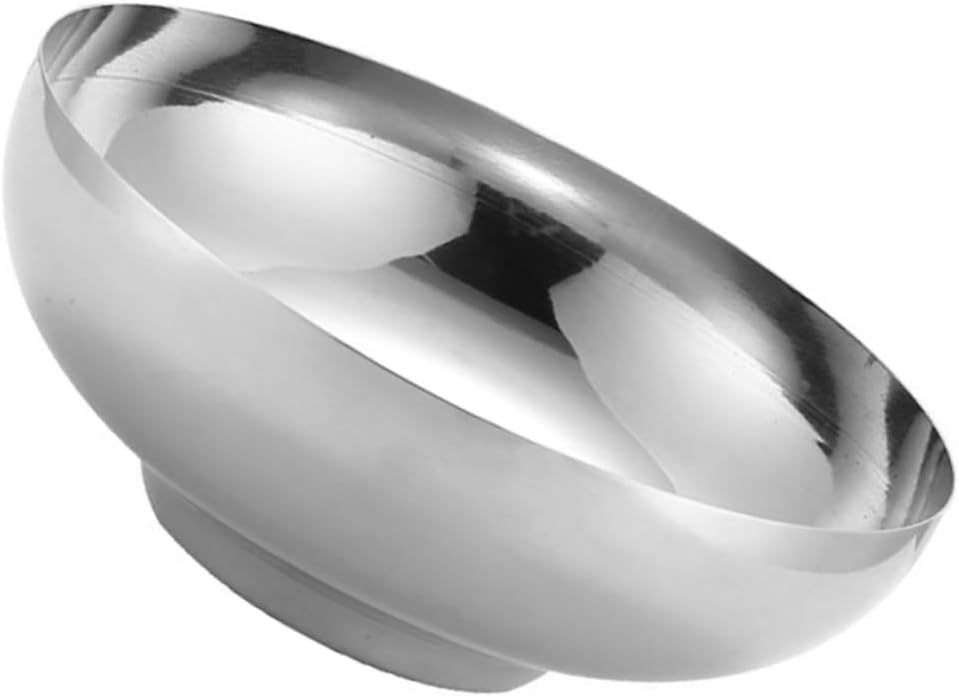 Single Cold Noodle Bowl Stainless Steel Soup Bowl Insulated Reusable Kitchenware