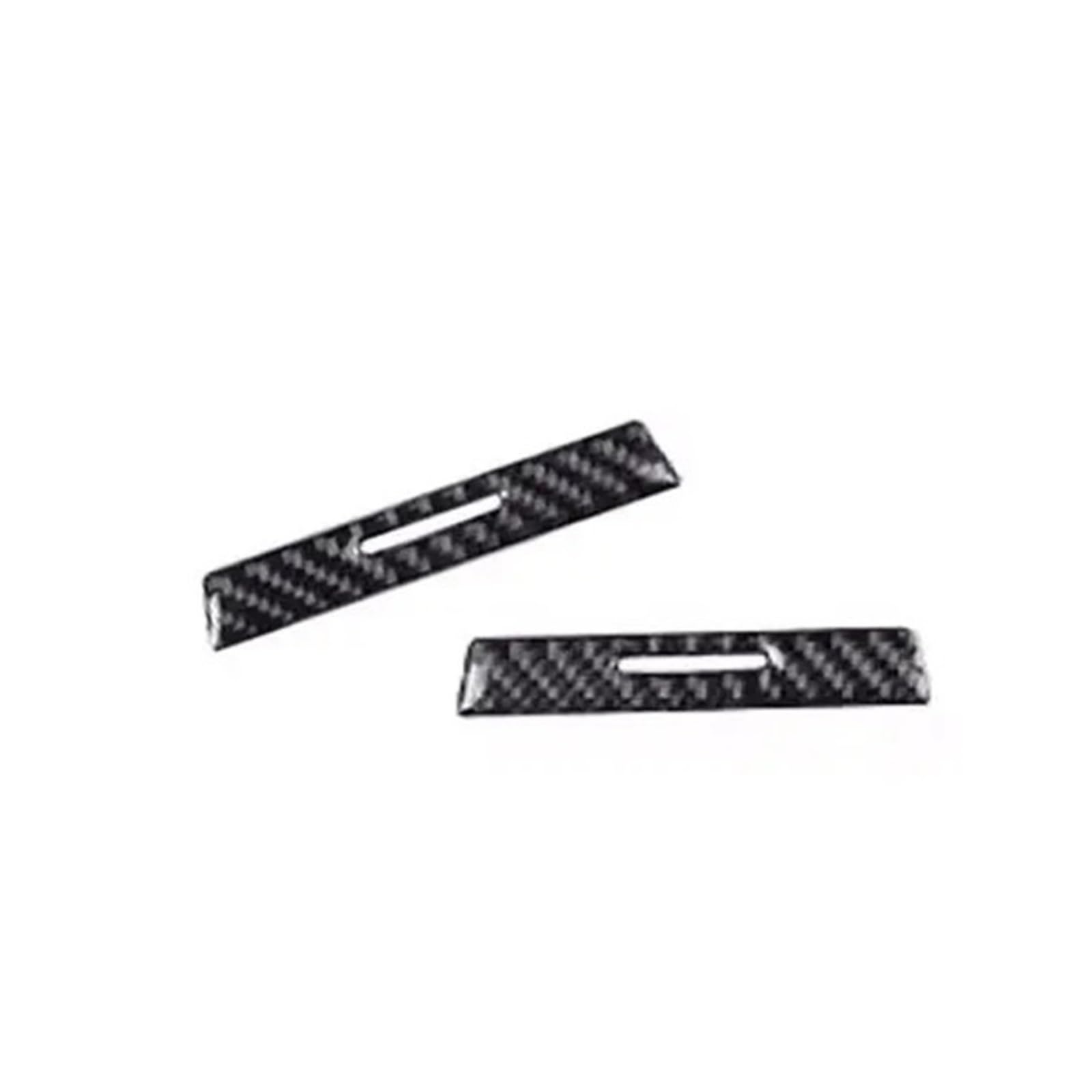 Hljnlvbn 2Pieces Car Interior Sticker For Bmw For 3 Series For E90 For E92 For E93 2005-2012 Car Center For Dashboard Panel Water Cup Holder Cover Trim(2Pieces)