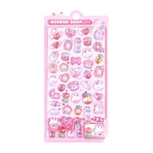 Bonbon Drop 3D Cartoon Sticker Set