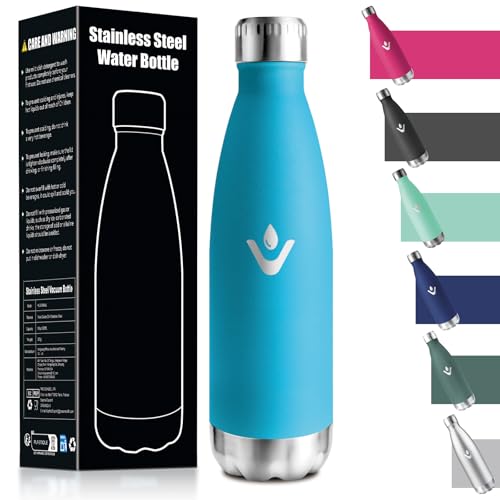 HoneyHolly Botella Termica 750ML, Sin BPA, Cantimplora, Acero Inoxidable 18/8, Botella Agua Termica, A Prueba de Fugas Reutilizable, Termo para Camping, Gimnasio, Deportes, Escuela