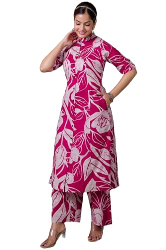 Image of ANNI Designer Women's Rayon Viscose Straight Printed Kurta with Palazzo