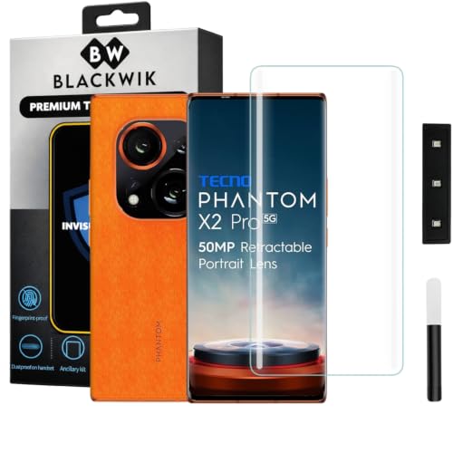Image of Blackwik UV Curved Tempered Glass for Techno Phantom X2 | 1-Pack