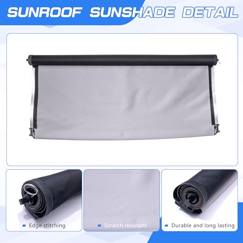 Image of Sunshade Cover Sunroof Compatible with Lincoln MKZ 2013-2016,Replace # DS7Z54519A02AB (Gray)